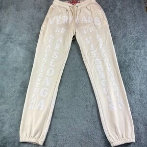 VeryRare Raf Reyes All Over Print Sweatpants Cream Size Small Artwear Streetwear